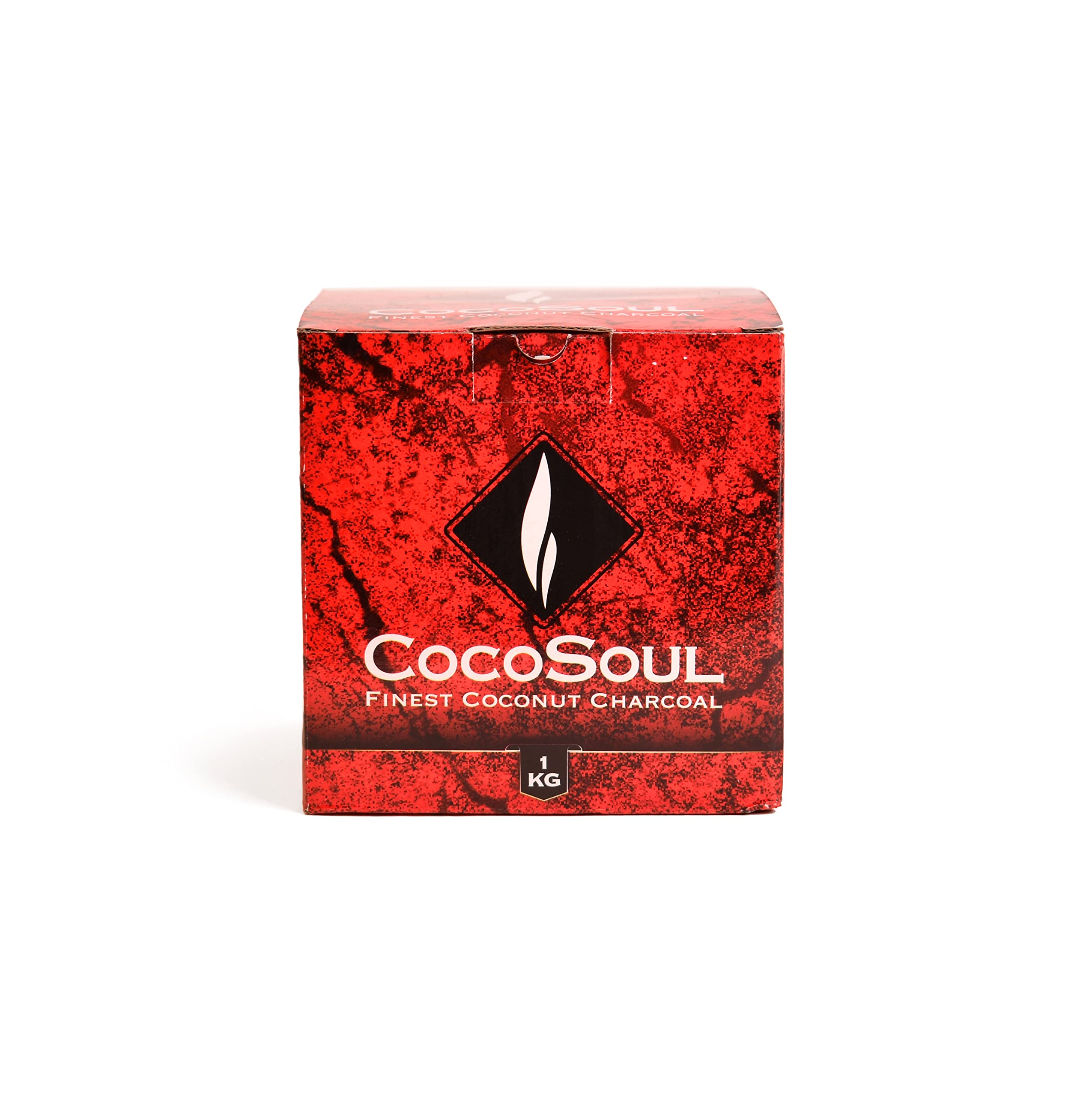 CocoSoul® 1kg 100% Coconut Natural Coals for SHISHA & GRILLCOAL